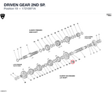 DRIVEN GEAR 2ND SP.