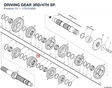 DRIVING GEAR 3RD/4TH SP.