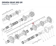 DRIVEN GEAR 3RD SP.