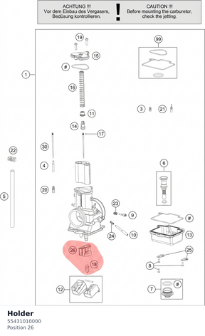 Diagram preview: Holder (55431010000)