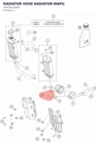 Diagram preview: RADIATOR HOSE RADIATOR-WAPU (70035024000)