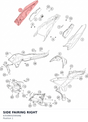 Diagram preview: SIDE FAIRING RIGHT (63508042000ABJ)