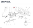 OIL PUMP GEAR 17410252A diagram position