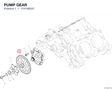 PUMP GEAR 17410852C diagram position