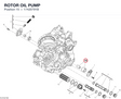 ROTOR OIL PUMP 17420791B diagram position