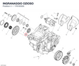 INGRANAGGIO OZIOSO 17610532A diagram position