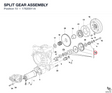 SPLIT GEAR ASSEMBLY