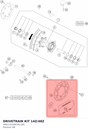 Diagram preview: DRIVETRAIN KIT 14Z/48Z (SPA114G48CM118A)