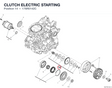 CLUTCH ELECTRIC STARTING 176R0142C diagram position