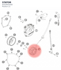 Diagram preview: STATOR (83039004000)