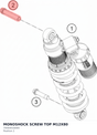 Diagram preview: MONOSHOCK SCREW TOP M12X80 (70004016000)