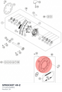 Diagram preview: SPROCKET 49-Z (7771015104901)