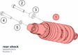 Diagram preview: rear shock (96004010033)