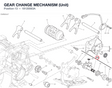 GEAR CHANGE MECHANISM (Unit) 18120063A diagram position