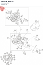 Diagram preview: SCREW M5X10 (90130042010)