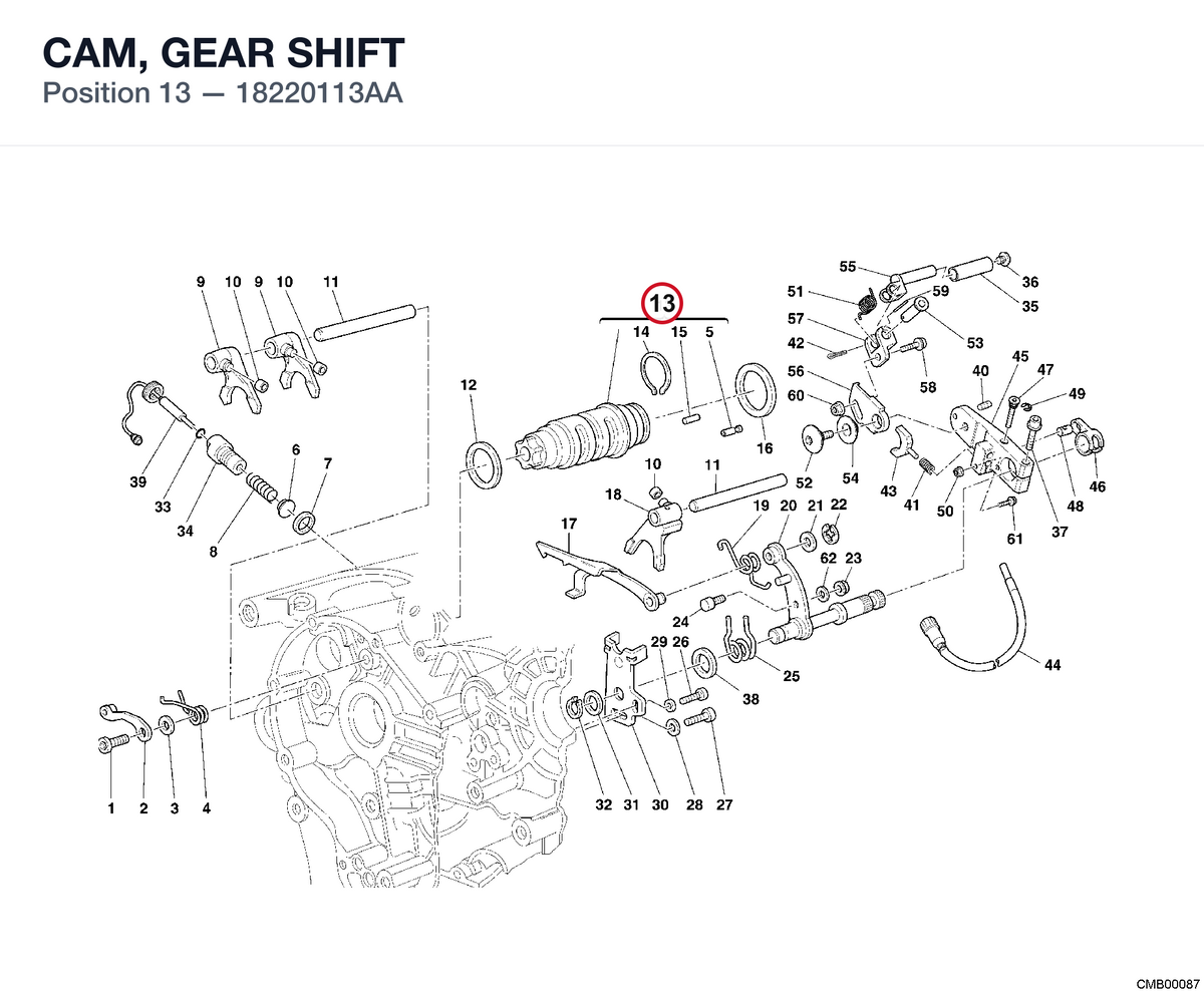 CAM, GEAR SHIFT