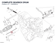 COMPLETE GEARBOX DRUM 18220681B diagram position