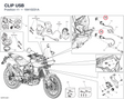 CLIP USB 18410231A diagram position