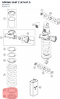 Diagram preview: SPRING SEAT 21X74X7.5 (46148265)