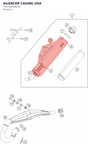 Diagram preview: SILENCER CASING USA (7250518308059)