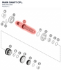 Diagram preview: MAIN SHAFT CPL. (90633001000)