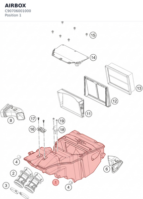 Diagram preview: AIRBOX (C90706001000)