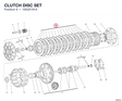 CLUTCH DISC SET 19020191A diagram position