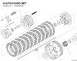 CLUTCH DISC SET 19020264A diagram position