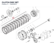 CLUTCH DISC SET 19020361D diagram position