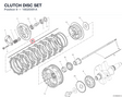 CLUTCH DISC SET 19020591A diagram position