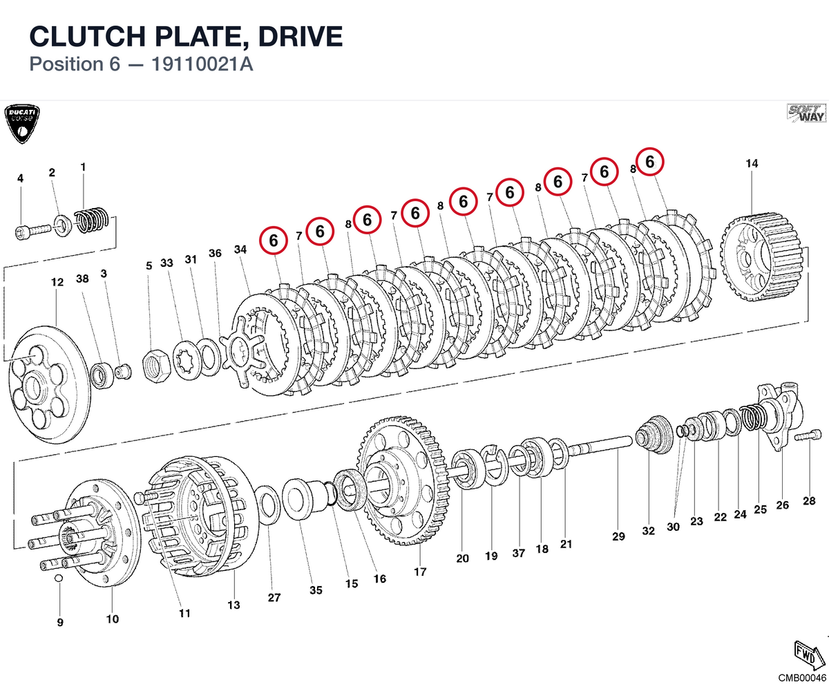 CLUTCH PLATE, DRIVE