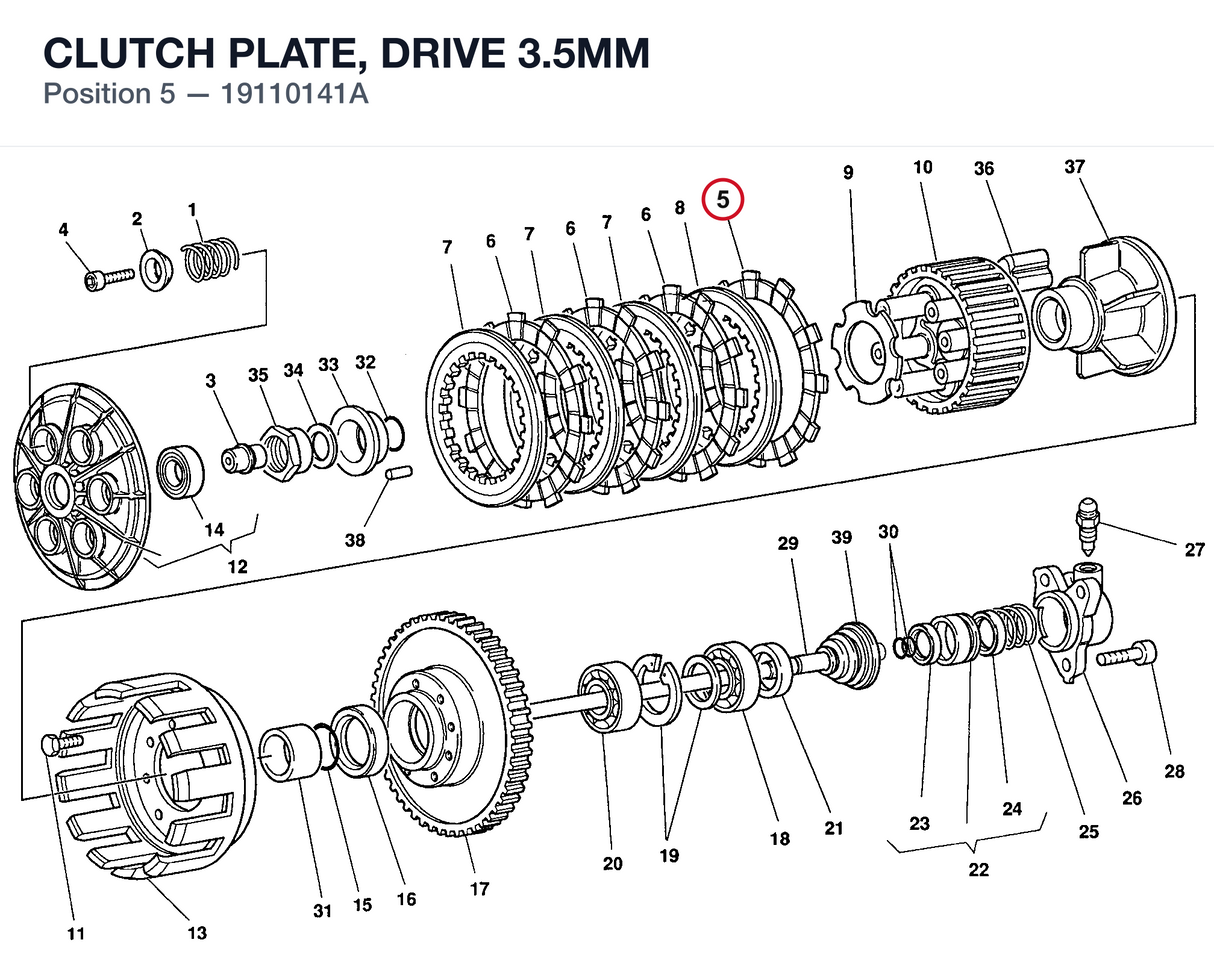 CLUTCH PLATE, DRIVE 3.5MM