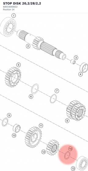 Diagram preview: STOP DISK 20,2/28/2,2 (60033040022)