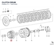 CLUTCH DRUM 19610163A diagram position