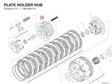 PLATE HOLDER HUB 19610611A diagram position