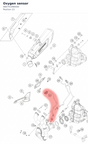 Diagram preview: Oxygen sensor (A60741090000)