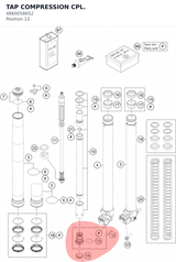 Diagram preview: TAP COMPRESSION CPL. (48600586S2)