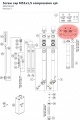 Diagram preview: Screw cap M51x1,5 compression cpl. (48601844S)