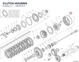 CLUTCH HOUSING 19810731A diagram position