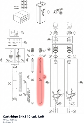 Diagram preview: Cartridge 34x340 cpl. Left (48602225S03)
