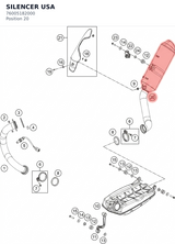 Diagram preview: SILENCER USA (76005182000)