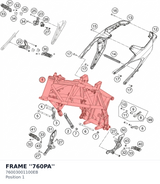 Diagram preview: FRAME ''760PA'' (76003001100EB)