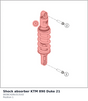 Diagram preview: Shock absorber KTM 890 Duke 21 (0636C426U313102)