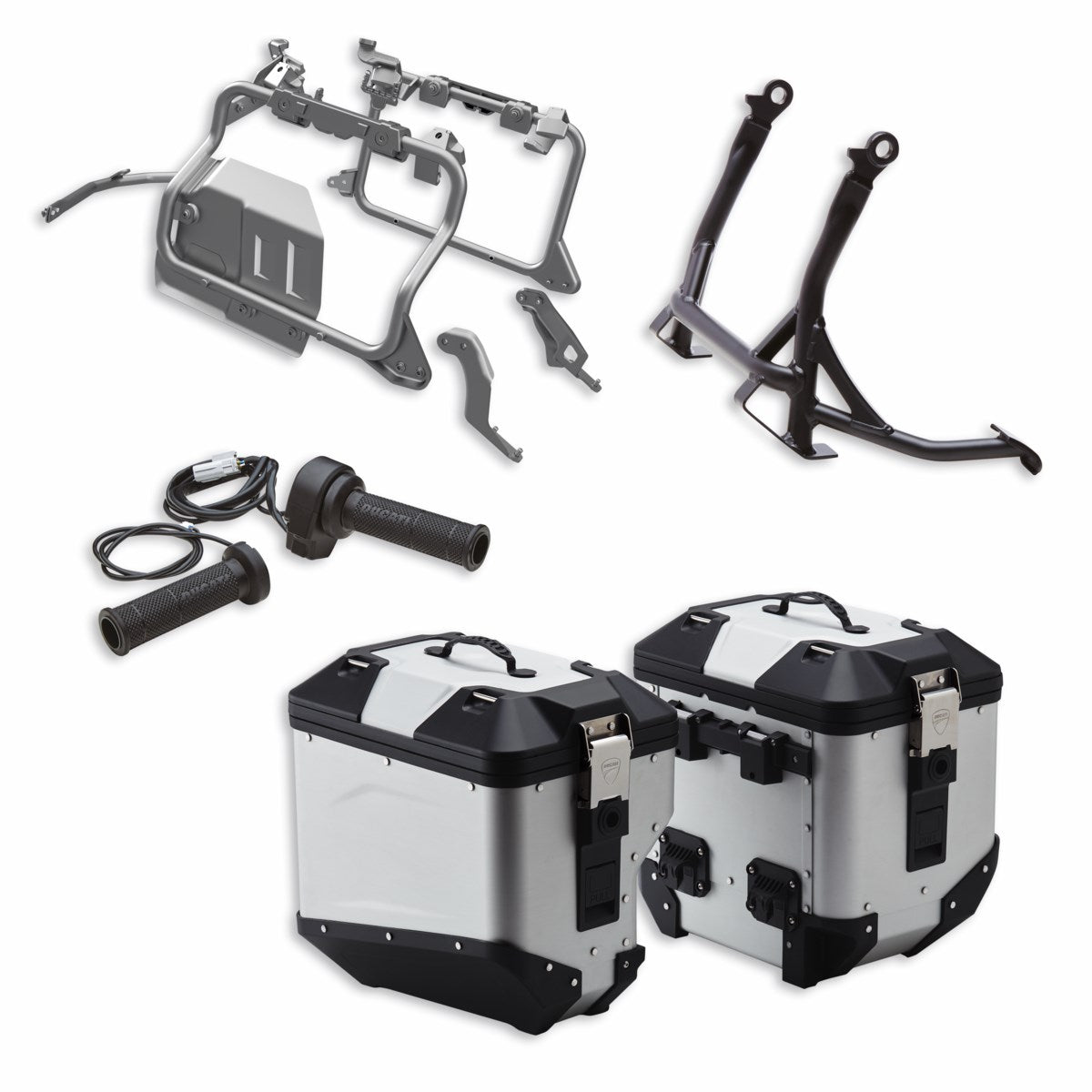 Multistrada V4 Touring aluminium accessory package