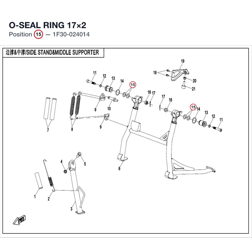 O-SEAL RING 17×2 product image