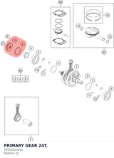 Diagram preview: PRIMARY GEAR 24T. (79232023024)