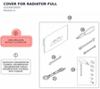 Diagram preview: COVER FOR RADIATOR FULL (51535033050)