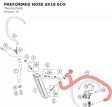 Diagram preview: PREFORMED HOSE 6X10 ECO (79615025000)