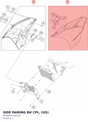 Diagram preview: SIDE FAIRING RH CPL. (US) (9080855104428)