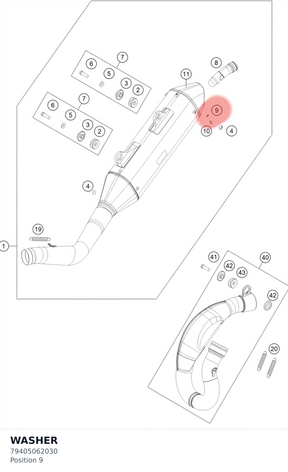 Diagram preview: WASHER (79405062030)